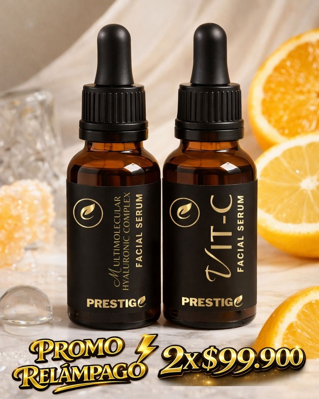 Dúo Perfecto – Vitamina C + Ácido Hialurónico